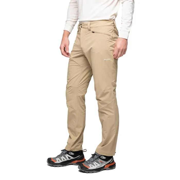 Men Bergans Of Norway Softshell Pants Rabot Light Softshell Pants Warm Sand