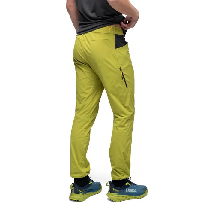 Men Bergans Of Norway Softshell Pants Y Lightline Vapor Pants Golden Lime Green