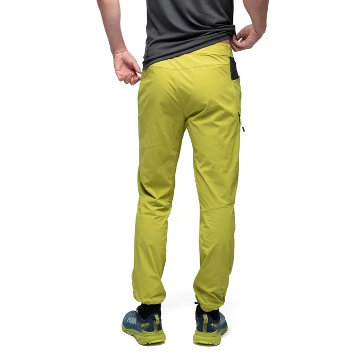 Men Bergans Of Norway Softshell Pants Y Lightline Vapor Pants Golden Lime Green