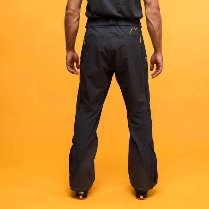 Men Bergans Of Norway Softshell Pants Y Mountainline Hybrid Softshell Pants Dark Shadow Grey
