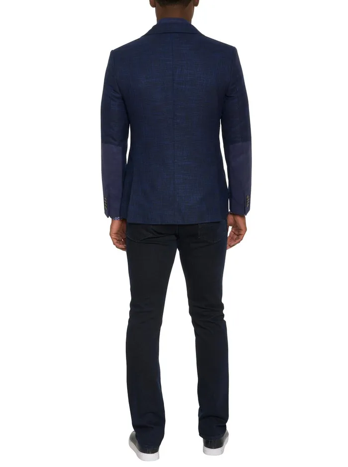 Men Blazers Robert Graham UPTOWN XVIII BLAZER LONG FIT Navy