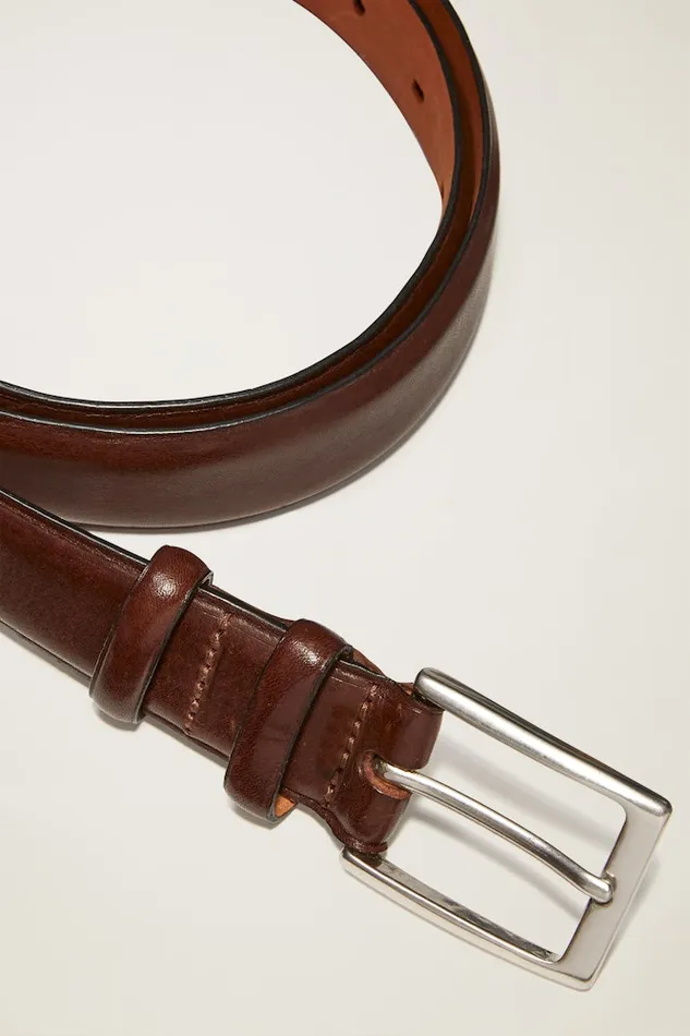 Men Bonobos Belts Men039s Leather Dress Belt Dark Brown