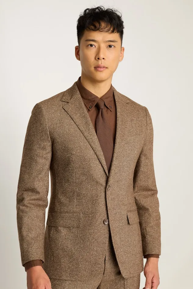Men Bonobos Blazers and Sport Coats Jetsetter Stretch Italian Wool Suit Jacket Khaki Donegal Men Bonobos Blazers and Sport Coats Jetsetter Stretch Italian Wool Suit Jacket Khaki Donegal