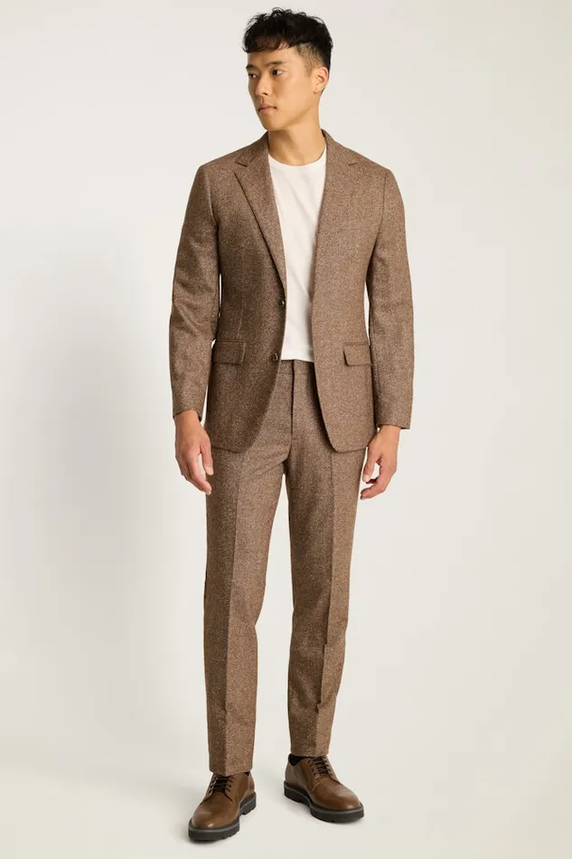 Men Bonobos Blazers and Sport Coats Jetsetter Stretch Italian Wool Suit Jacket Khaki Donegal Men Bonobos Blazers and Sport Coats Jetsetter Stretch Italian Wool Suit Jacket Khaki Donegal