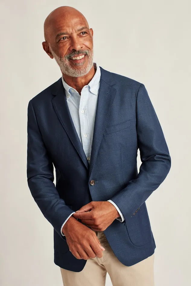 Men Bonobos Blazers and Sport Coats Unconstructed Italian Wool Blazer Bright Navy Men Bonobos Blazers and Sport Coats Unconstructed Italian Wool Blazer Bright Navy
