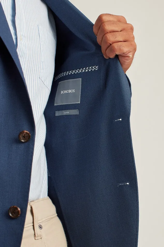Men Bonobos Blazers and Sport Coats Unconstructed Italian Wool Blazer Bright Navy Men Bonobos Blazers and Sport Coats Unconstructed Italian Wool Blazer Bright Navy