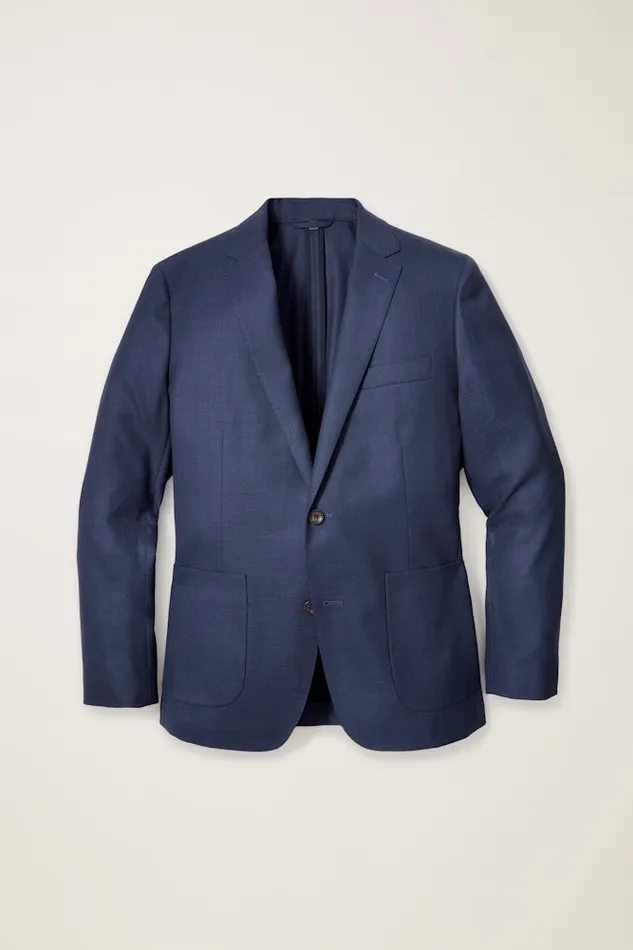 Men Bonobos Blazers and Sport Coats Unconstructed Italian Wool Blazer Bright Navy Men Bonobos Blazers and Sport Coats Unconstructed Italian Wool Blazer Bright Navy
