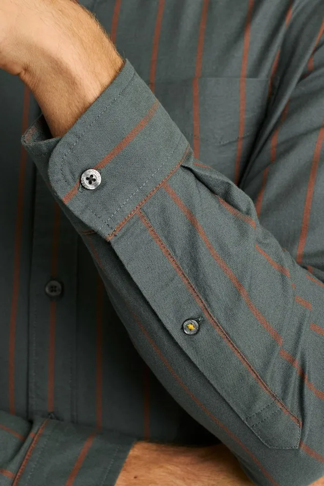 Men Bonobos Casual Shirts Everyday Oxford Shirt Classic Oxford Button Down Green Rust Stripe Men Bonobos Casual Shirts Everyday Oxford Shirt Classic Oxford Button Down Green Rust Stripe