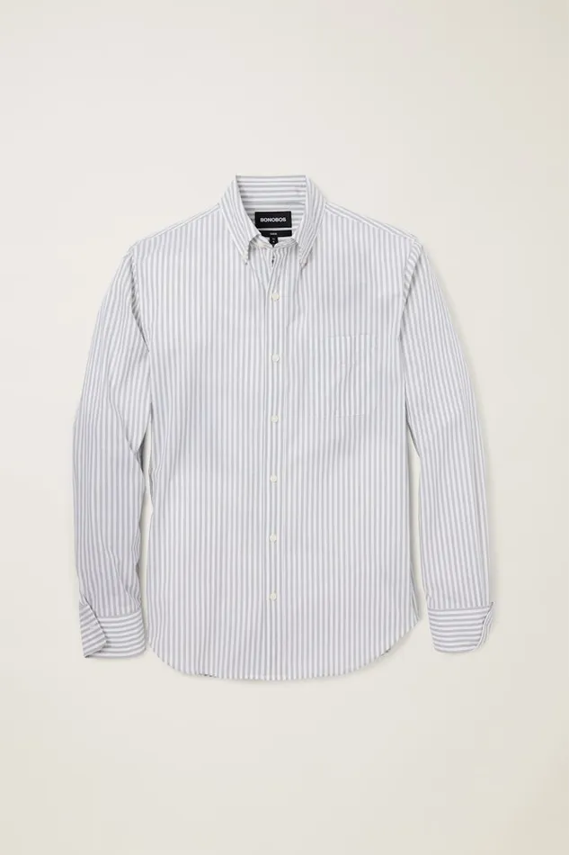Men Bonobos Casual Shirts Stretch Everyday Shirt Bonobos Cotton Button Down Shirt Lily Pad Stripe Men Bonobos Casual Shirts Stretch Everyday Shirt Bonobos Cotton Button Down Shirt Lily Pad Stripe