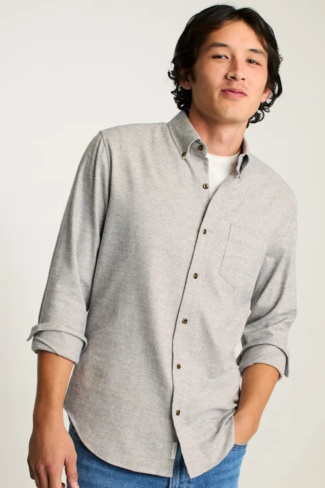 Men Bonobos Casual Shirts Stretch Lightweight Flannel Shirt Grey Dobby Houndstooth Men Bonobos Casual Shirts Stretch Lightweight Flannel Shirt Grey Dobby Houndstooth