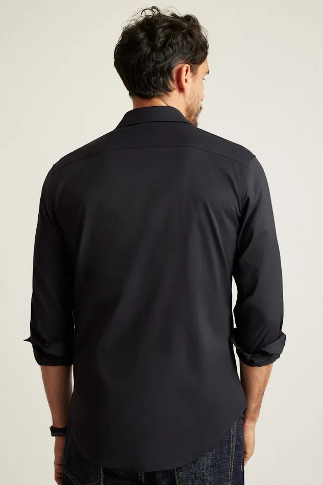 Men Bonobos Casual Shirts Tech Button Down Shirt Jet Black Men Bonobos Casual Shirts Tech Button Down Shirt Jet Black