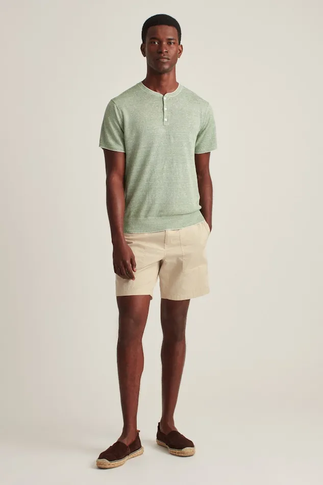 Men Bonobos Casual Shorts Ripstop Fatigue Shorts Cream Beige