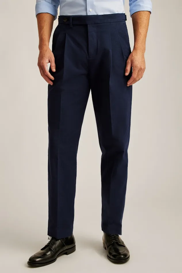 Men Bonobos Chinos Pleated Stretch Chinos Yarn Dye Navy Men Bonobos Chinos Pleated Stretch Chinos Yarn Dye Navy
