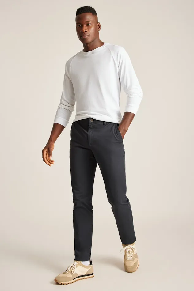 Men Bonobos Chinos Stretch Washed Chino Pants Tailored and Slim Fit Chinos Jet Blues