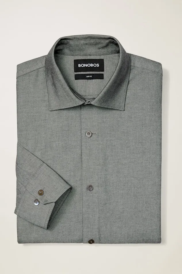 Men Bonobos Formal Dress Shirts Sophisticated and Comfy Bonobos Jetsetter Stretch Dress Shirt Gray Chambray Men Bonobos Formal Dress Shirts Sophisticated and Comfy Bonobos Jetsetter Stretch Dress Shirt Gray Chambray