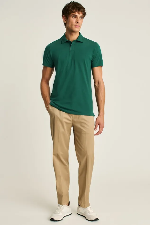 Men Bonobos Golf Polos and Tops Jetsetter Performance Polo Forest Green