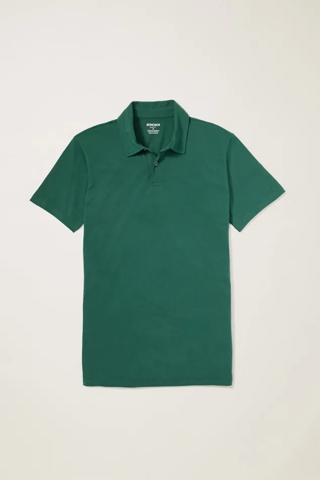 Men Bonobos Golf Polos and Tops Jetsetter Performance Polo Forest Green Men Bonobos Golf Polos and Tops Jetsetter Performance Polo Forest Green