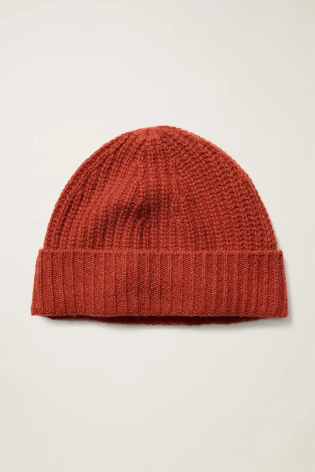 Men Bonobos Hats and More Cashmere Beanie Burnt Orange