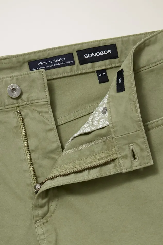 Men Bonobos Jeans Italian Brushed 5Pocket Pants Moss Green Men Bonobos Jeans Italian Brushed 5Pocket Pants Moss Green