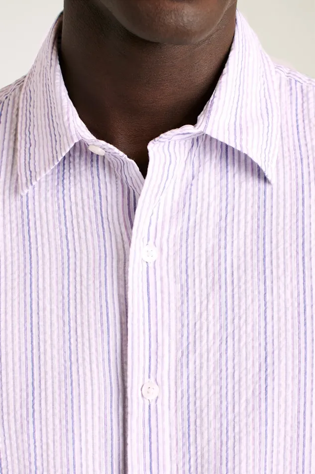 Men Bonobos Short Sleeve Shirts Button Up Your Style With Bonobos039 Riviera Short Sleeve Shirt Lavender Stripe Men Bonobos Short Sleeve Shirts Button Up Your Style With Bonobos039 Riviera Short Sleeve Shirt Lavender Stripe