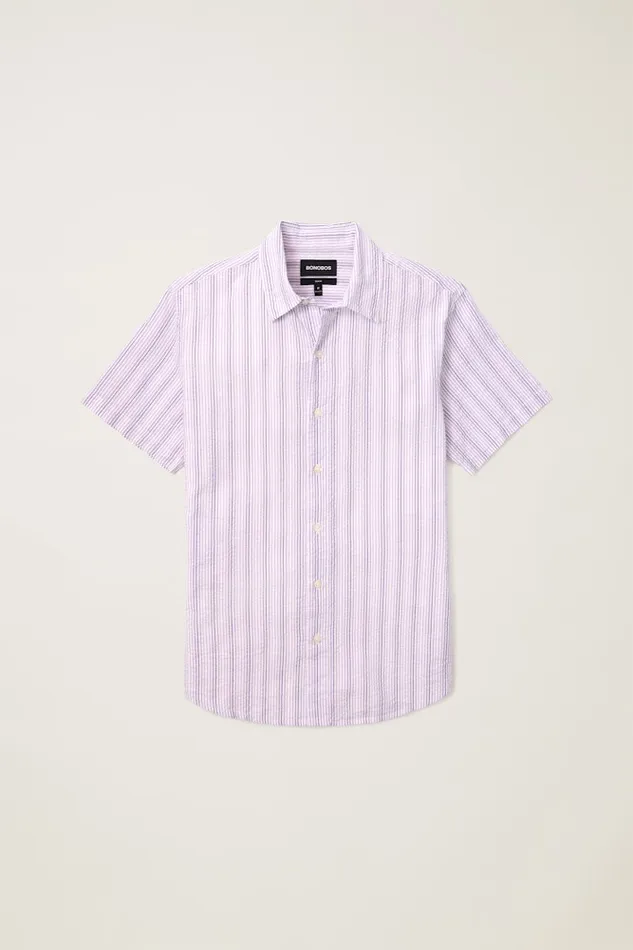 Men Bonobos Short Sleeve Shirts Button Up Your Style With Bonobos039 Riviera Short Sleeve Shirt Lavender Stripe Men Bonobos Short Sleeve Shirts Button Up Your Style With Bonobos039 Riviera Short Sleeve Shirt Lavender Stripe