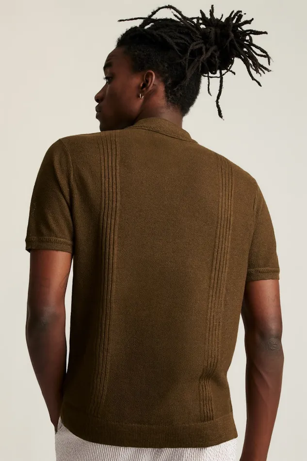 Men Bonobos Sweater Polos Hudson Italian Sweater Polo Coffee Linen Men Bonobos Sweater Polos Hudson Italian Sweater Polo Coffee Linen