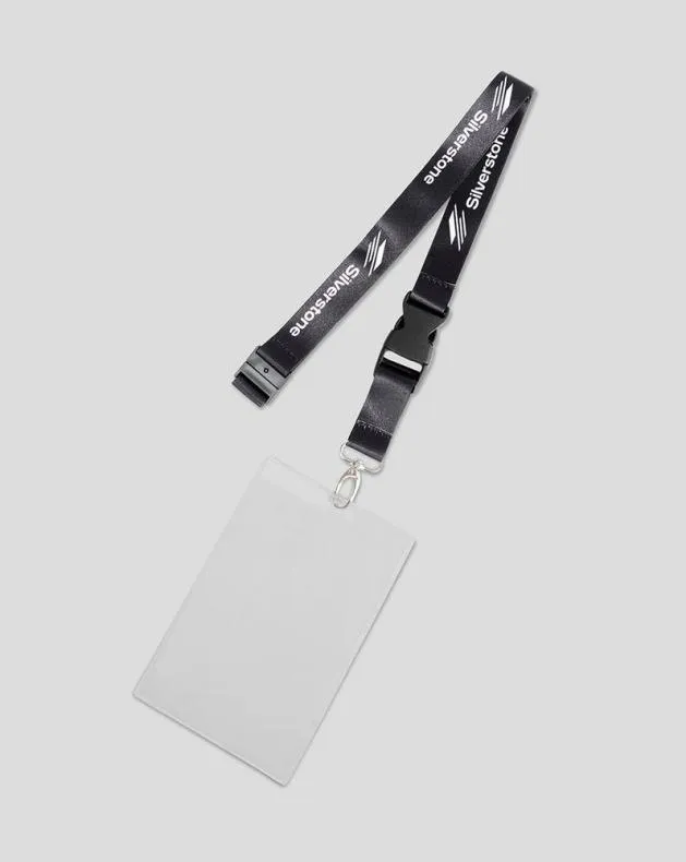Men Castore Accessories Black Silverstone Lanyard