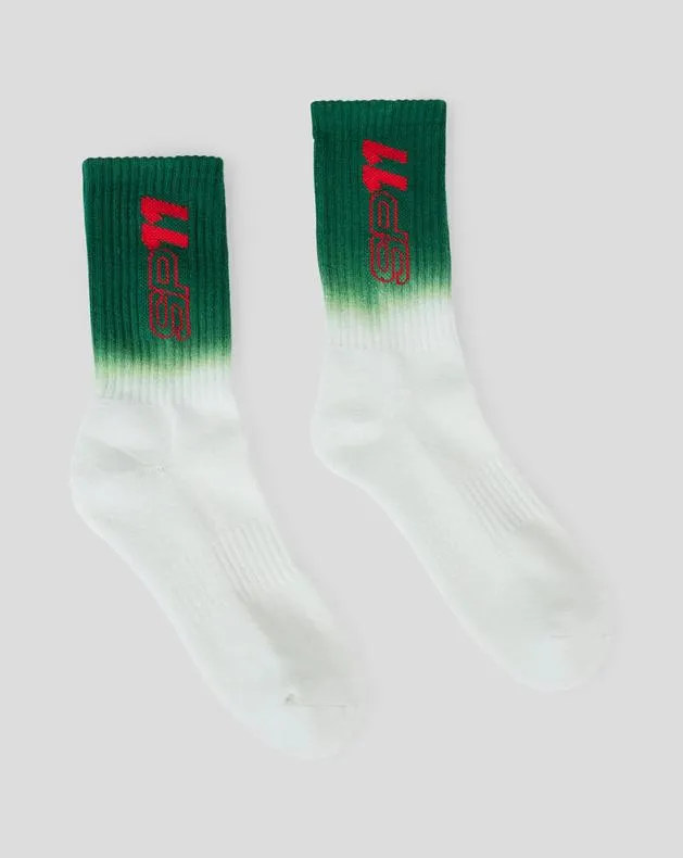 Men Castore Accessories ORACLE RED BULL RACING CHECO DRIVER SOCKS 8211 GREENWHITE