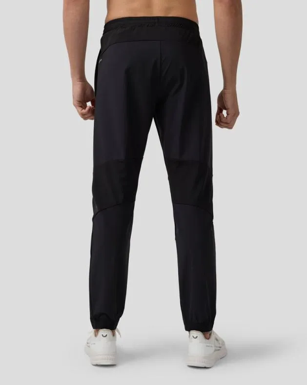 Men Castore Bottoms Flow Hybrid Joggers 8211 Black