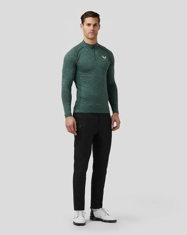 Men Castore Bottoms Golf WaterResistant Trousers 8211 Black