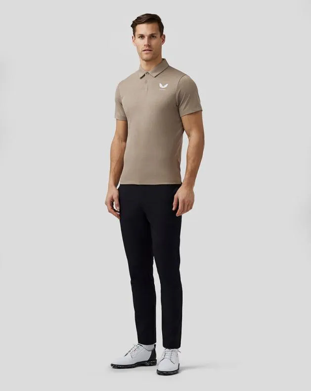 Men Castore Polos Golf Engineered Knit Polo 8211 Clay