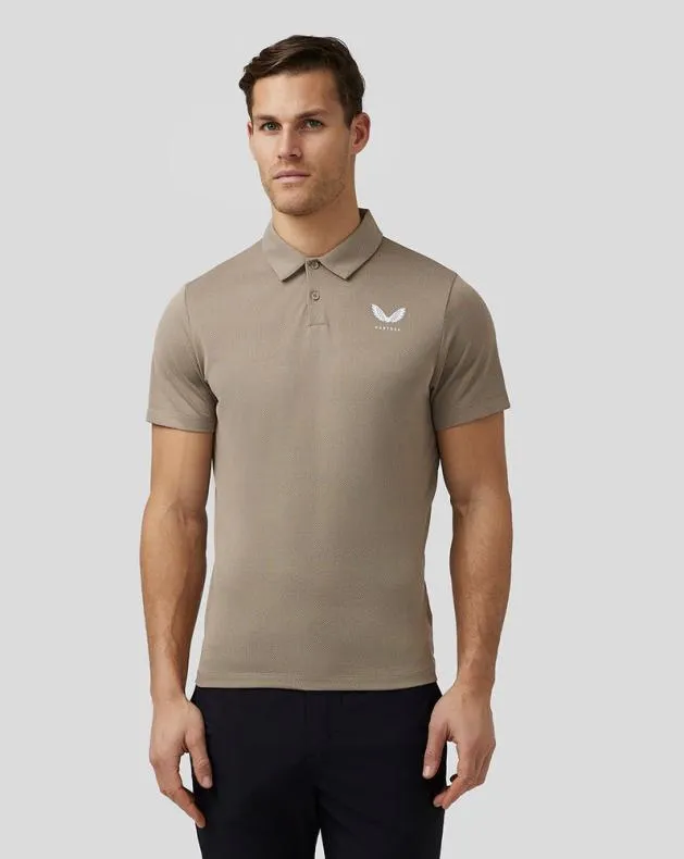 Men Castore Polos Golf Engineered Knit Polo 8211 Clay