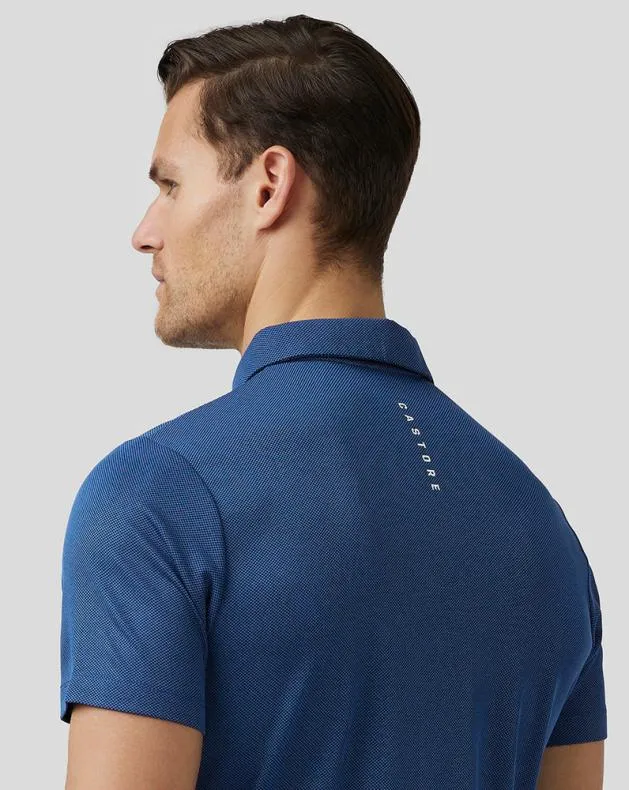 Men Castore Polos Golf Engineered Knit Polo 8211 Navy