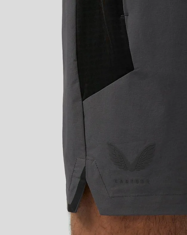 Men Castore Shorts Apex 6 Woven Shorts 8211 Gunmetal