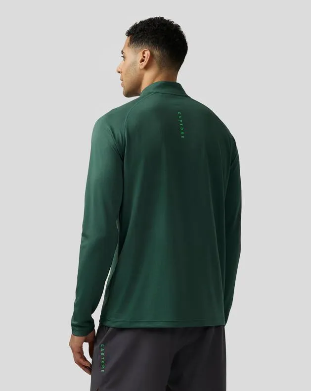 Men Castore Tops Adapt Quarter Zip Top 8211 Green