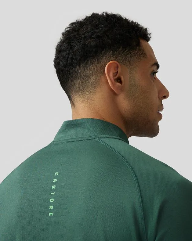 Men Castore Tops Adapt Quarter Zip Top 8211 Green