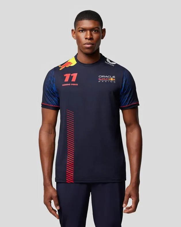 Men Castore Tops ORACLE RED BULL RACING TSHIRT DRIVER SERGIO 034CHECO034 PEREZ 8211 NIGHT SKY