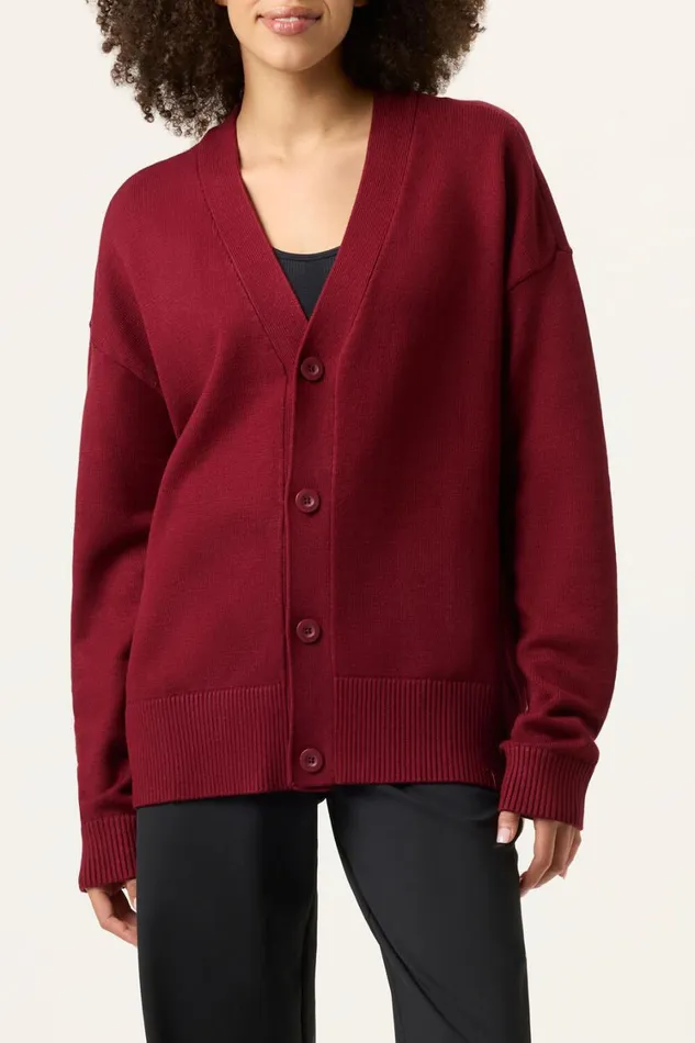 Men Coats and Jackets Fila Baseline Cardigan 600 Syrah Men Coats and Jackets Fila Baseline Cardigan 600 Syrah