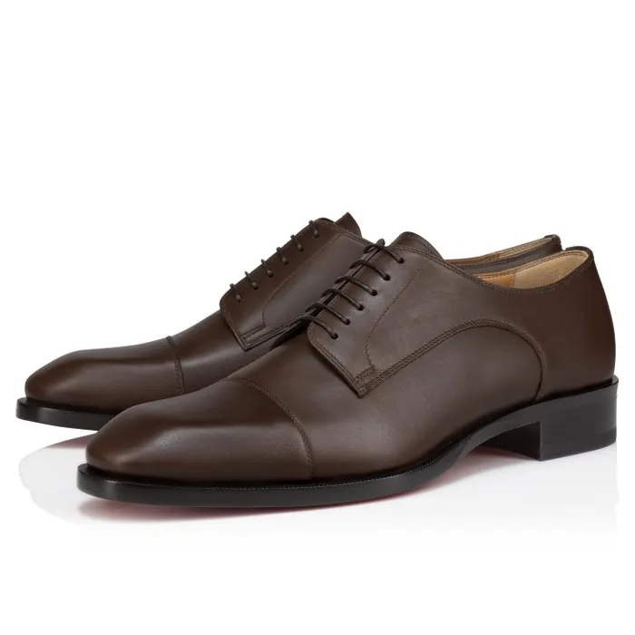 Men Cortomale Derbies 8211 Calf Leather 8211 Cosme Christian Louboutin Buckles and Laceups Men Cortomale Derbies 8211 Calf Leather 8211 Cosme Christian Louboutin Buckles and Laceups