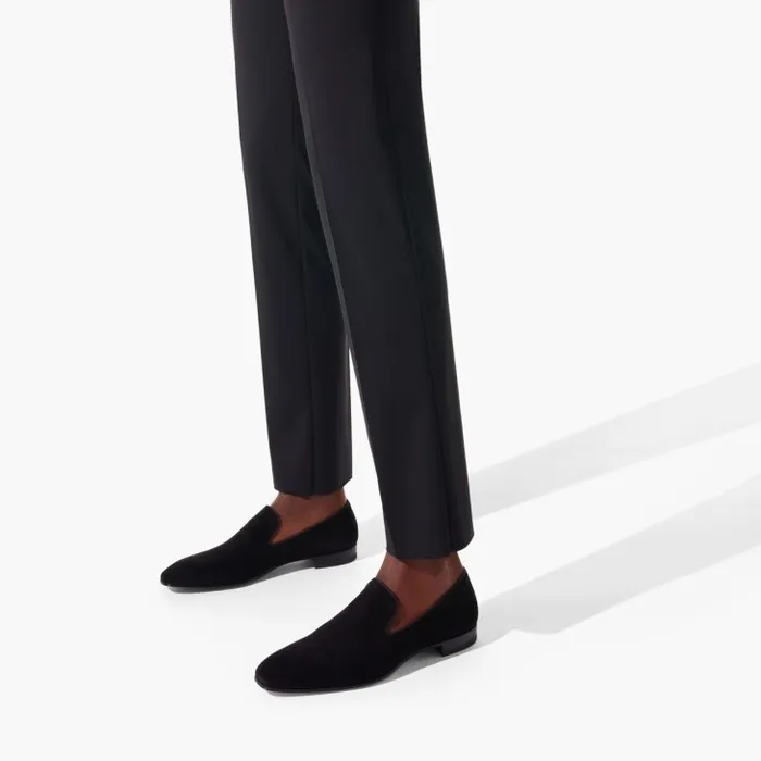 Men Dandelion Loafers 8211 Veau Velours 8211 Black Christian Louboutin Loafers and Moccasins Men Dandelion Loafers 8211 Veau Velours 8211 Black Christian Louboutin Loafers and Moccasins
