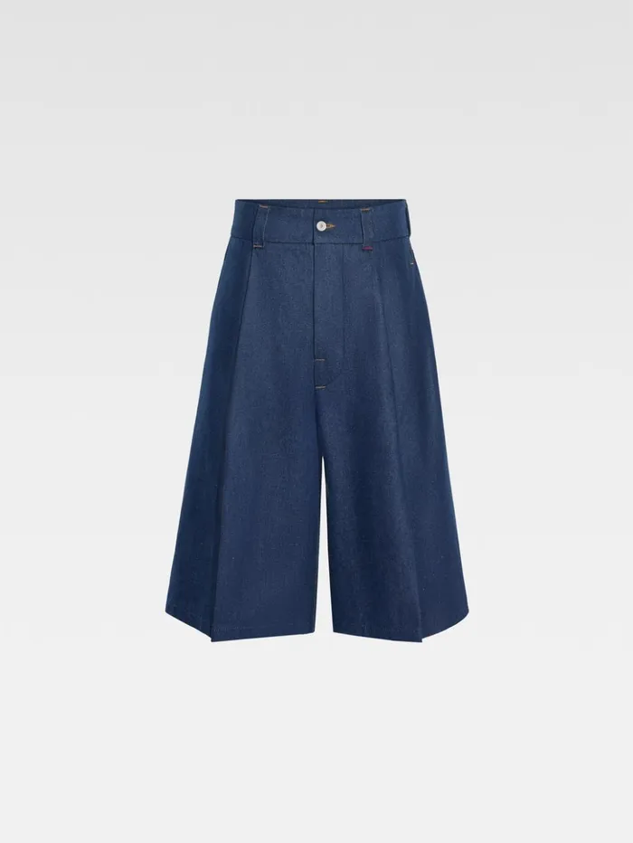 Men Denim JACQUEMUS The DeNmes Ravello Denim Shorts Navy Men Denim JACQUEMUS The DeNmes Ravello Denim Shorts Navy