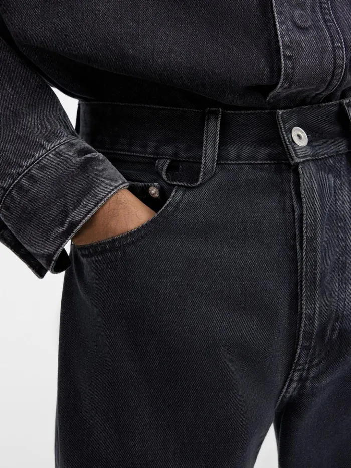 Men Denim JACQUEMUS The Straight DeNmes Denim Pants Black Men Denim JACQUEMUS The Straight DeNmes Denim Pants Black
