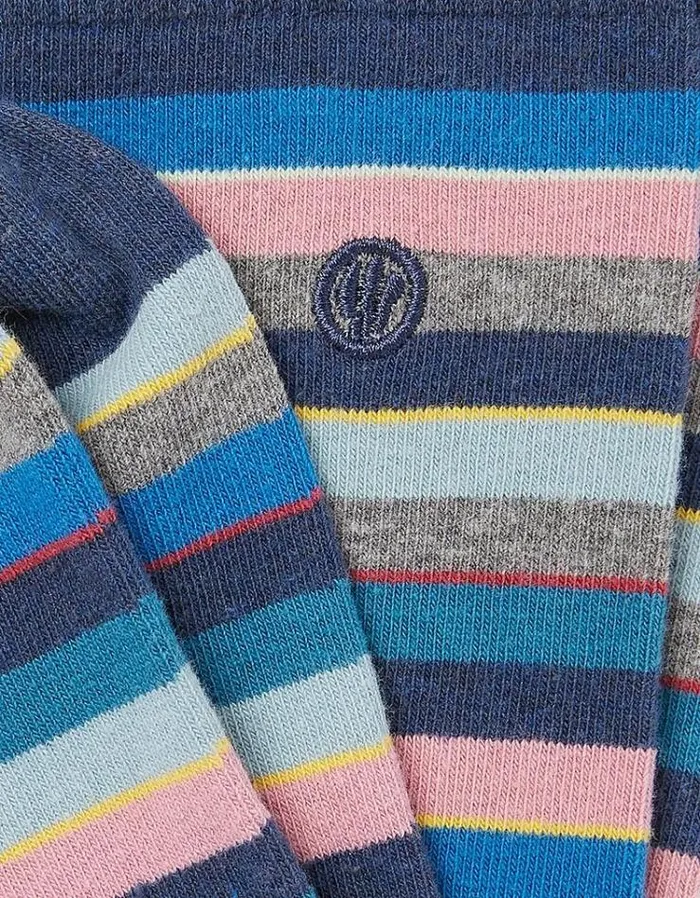 Men FatFace Buy 2 Get 1 Free Socks 1 Pack Bruce Stripe Socks Multi