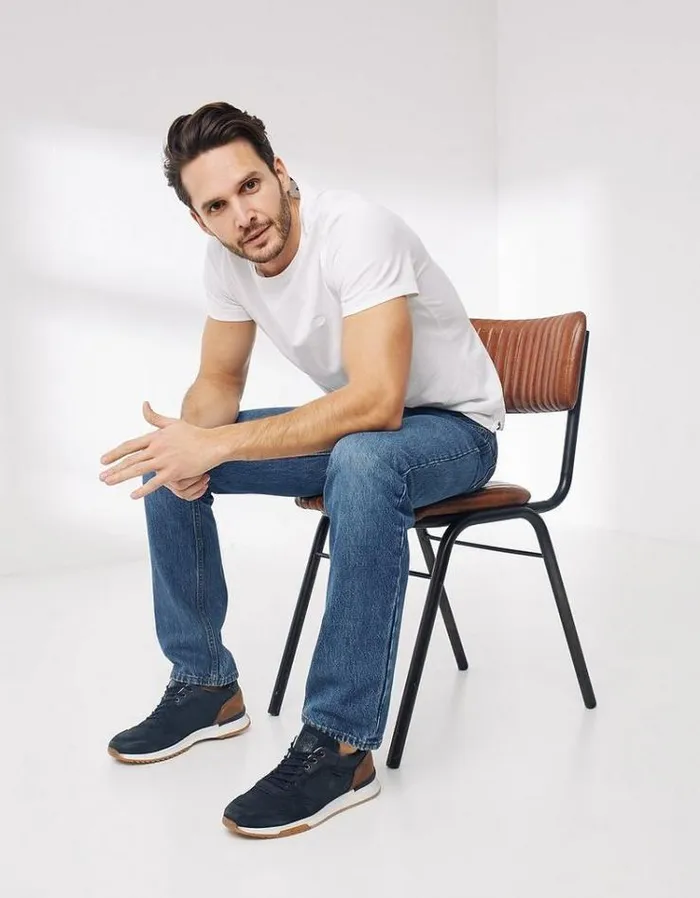 Men FatFace Jeans Straight Stone Wash Jeans Denim