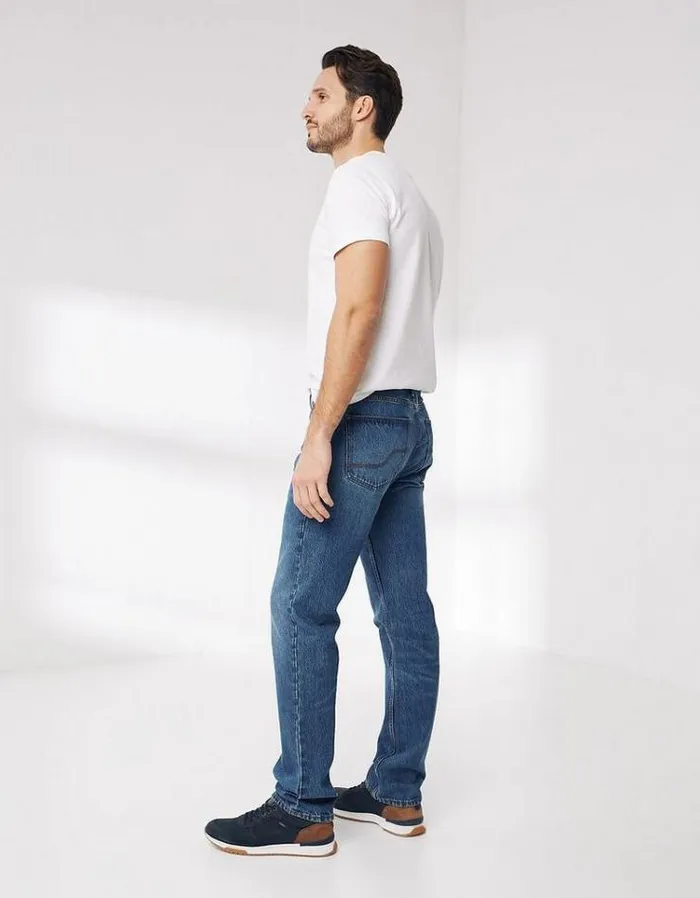 Men FatFace Jeans Straight Stone Wash Jeans Denim