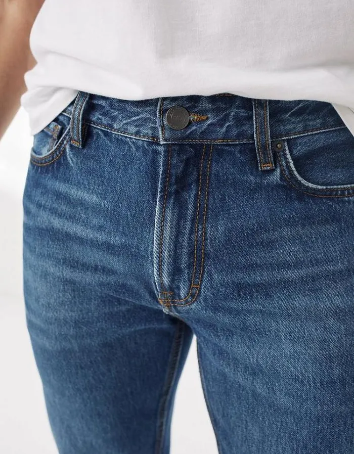Men FatFace Jeans Straight Stone Wash Jeans Denim