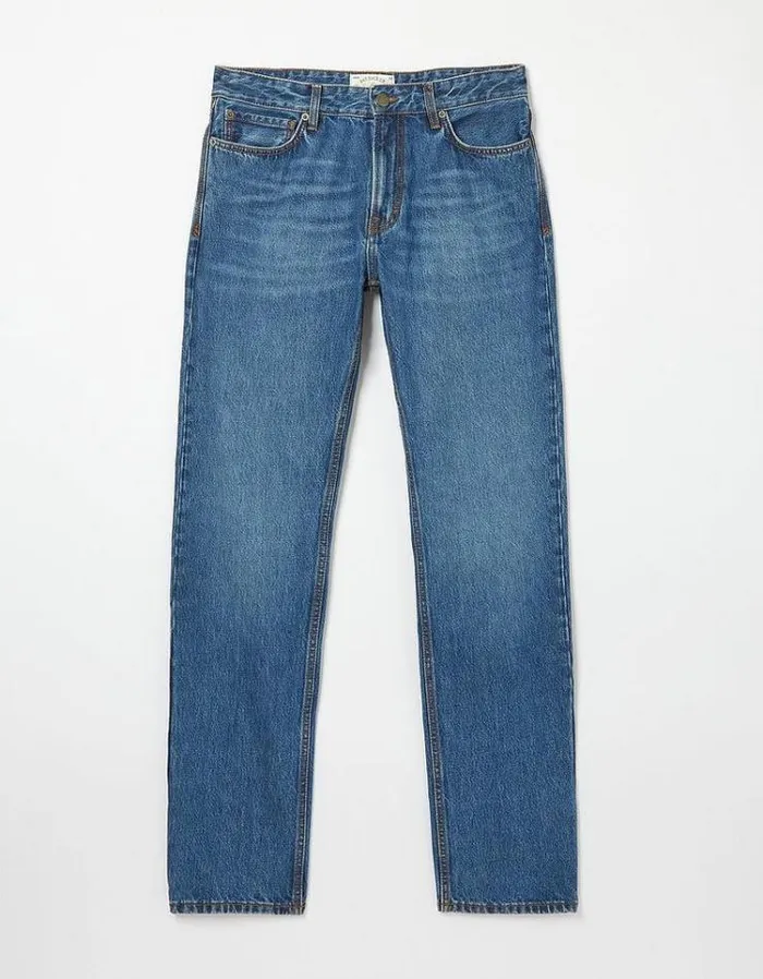Men FatFace Jeans Straight Stone Wash Jeans Denim