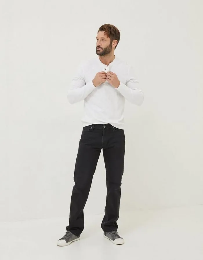 Men FatFace Men039s Sale Straight Washed Black Jeans