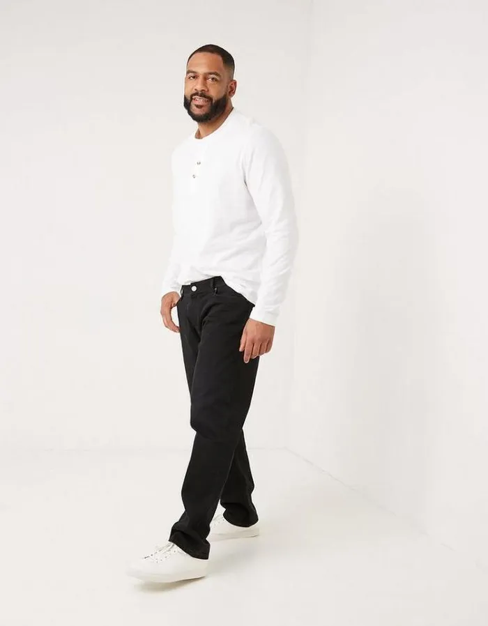Men FatFace Men039s Sale Straight Washed Black Jeans