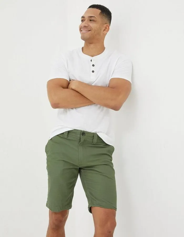 Men FatFace Shorts Stow Chino Shorts Green